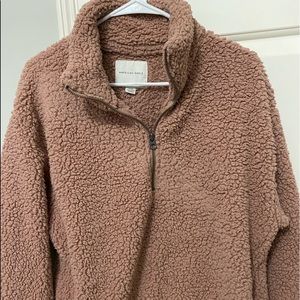 American Eagle Sherpa Pullover